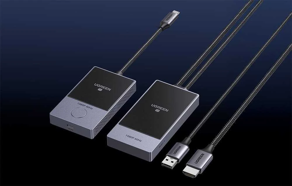 Belaidis adapteris vaizdo perdavimui iš USB-C (palaikančios vaizdo perdavimą) – HDMI 1080P@60Hz 30m CM737 UGREEN
