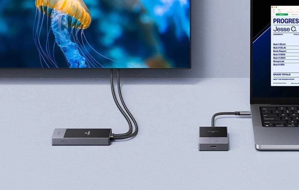 Belaidis adapteris vaizdo perdavimui iš USB-C (palaikančios vaizdo perdavimą) – HDMI 1080P@60Hz 30m CM737 UGREEN