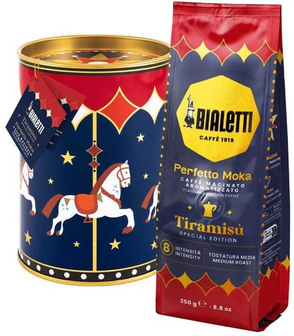 Bialetti Macinato Tiramisu Joyful Christmas Espresso kawa mielona 250 g