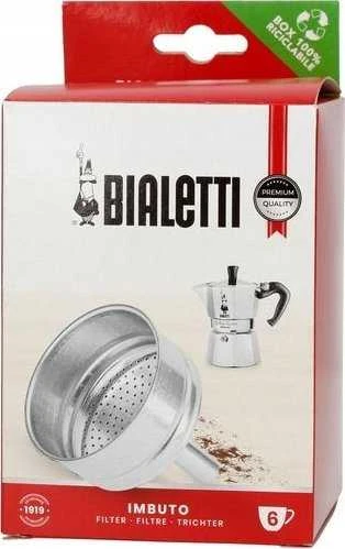 Bialetti atsarginis piltuvas nerūdijančio plieno Moka puodams 6tz