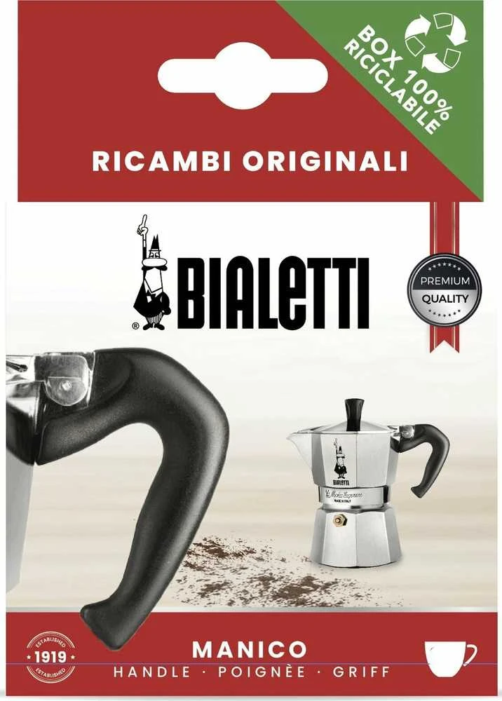 Bialetti Moka Express atsarginė rankenėlė pakuotėje