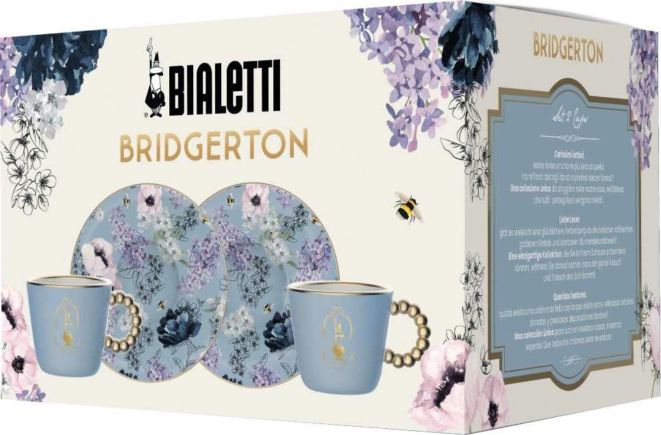 Bialetti Bridgerton Do Espresso 2 vnt. x 80 ml mėlyna