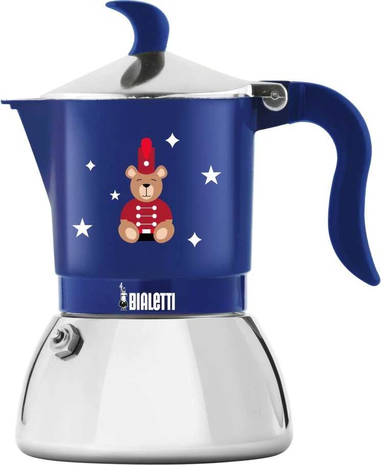Bialetti Fiammetta Induction mėlyna su meškiuko dekoru