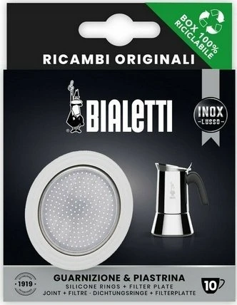 Bialetti – sandariklis + sietelis, skirtas Bialetti 10tz plieniniams kavos aparatams