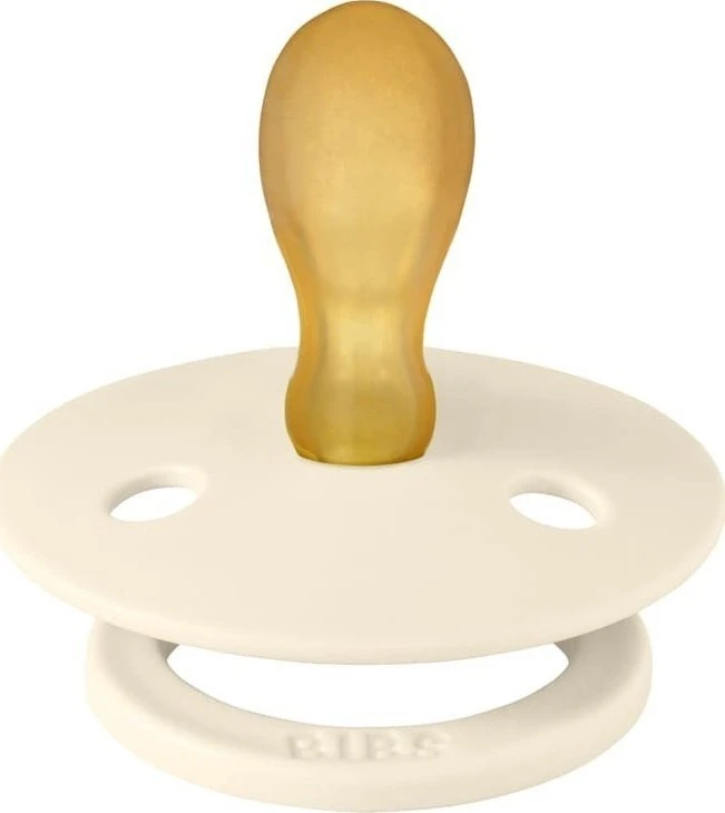 BIBS čiulptukų rinkinys 2 dydis (6 - 18 mėn.) Symmetrical Ivory / Blush