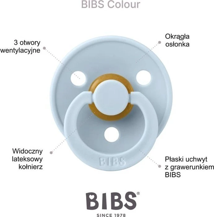 BIBS čiulptukų rinkinys 1 dydis (0 - 6 mėn.) Liberty Eloise Sage Mix