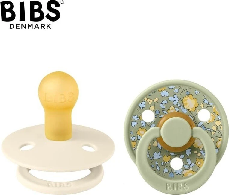 BIBS čiulptukų rinkinys 1 dydis (0 - 6 mėn.) Liberty Eloise Sage Mix