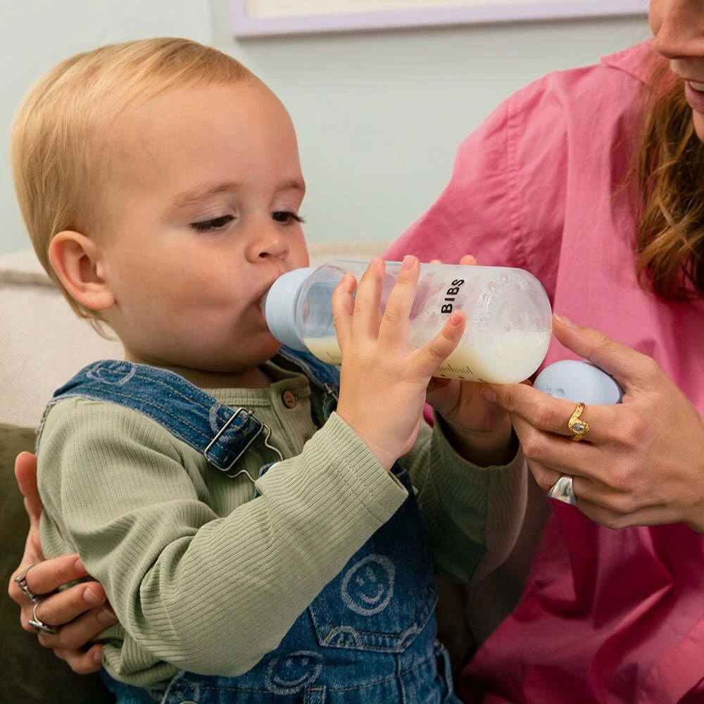 Bibs Buteliukas 270 ML silikon średni przepływ Baby Mėlyna 50171231 (BIB000018)