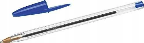 BIC Cristal Medium, Clip, Stick tušinukas, Mėlyna, 100 vnt., Vidutinis