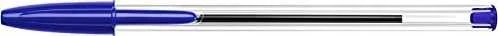 BIC Cristal Medium, Clip, Stick tušinukas, Mėlyna, 100 vnt., Vidutinis