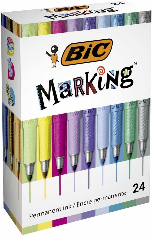 Bic Marker Marking Color permanentny 24 kolory BIC