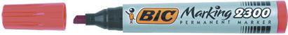 Bic Permanentinis žymeklis Eco 2300 4-5 mm, raudonas, pakuotėje 12 vnt. 300034