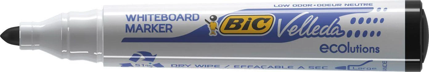 Bic Žymeklis baltai lentai Velleda 1701 1-5 mm, juodas, 1 vnt. 525824