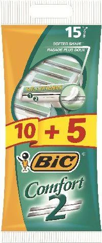 Bic Comfort 2 Pouch Shaver 10 + 5vnt