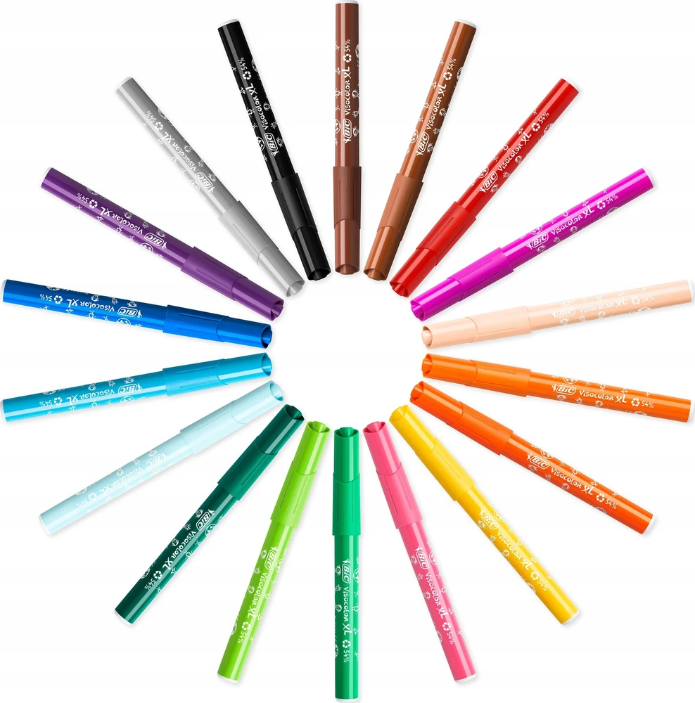 Bic Flomasteriai Visa Color XL, 8 spalvų rinkinys