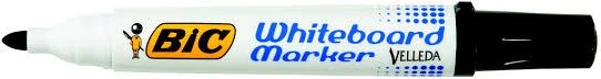 Bic MARKER SUCHOŚCIERALNY BIC VELLEDA ECOLUTIONS* 1701 JUODA OKRĄGŁA KOŃCÓWKA PUDELKO 12 SZT 1199170109