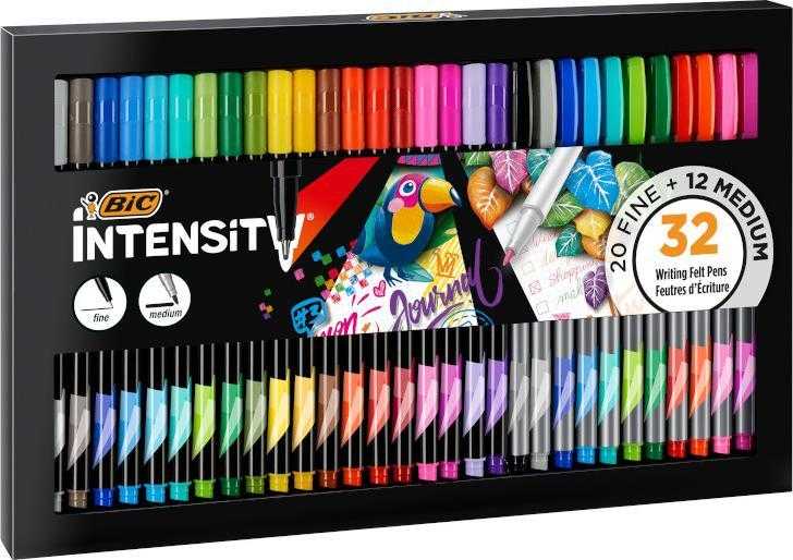 Bic Intensity flomasteriai, 32 vnt.