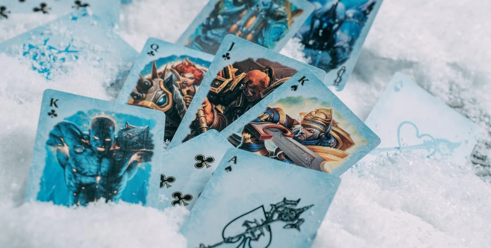 Bicycle World of Warcraft Cards: The Lich King žaidimo kortos