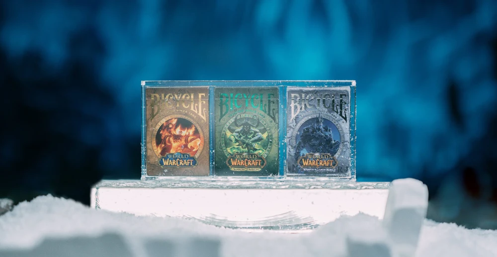 Bicycle World of Warcraft Cards: The Lich King žaidimo kortos