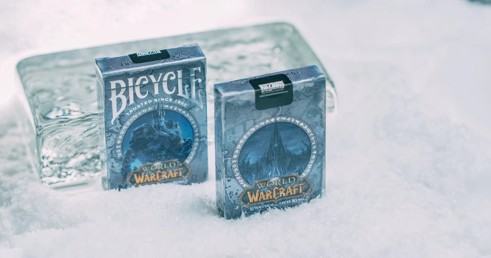 Bicycle World of Warcraft Cards: The Lich King žaidimo kortos