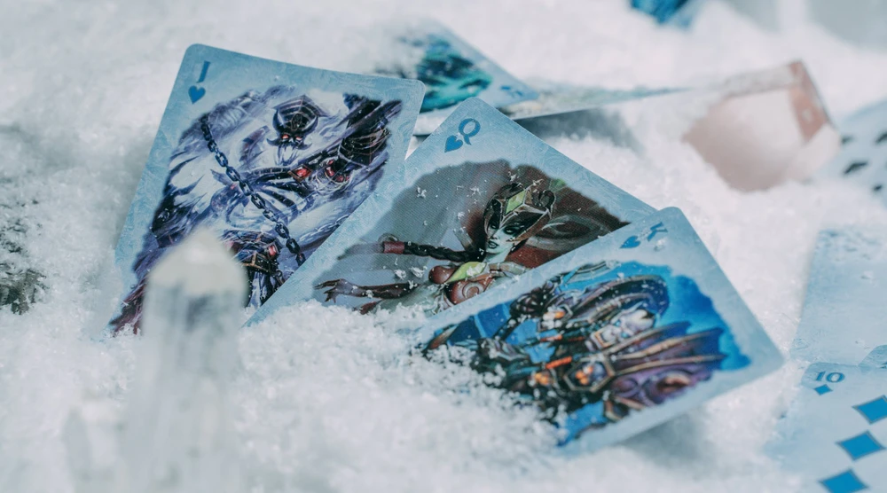 Bicycle World of Warcraft Cards: The Lich King žaidimo kortos