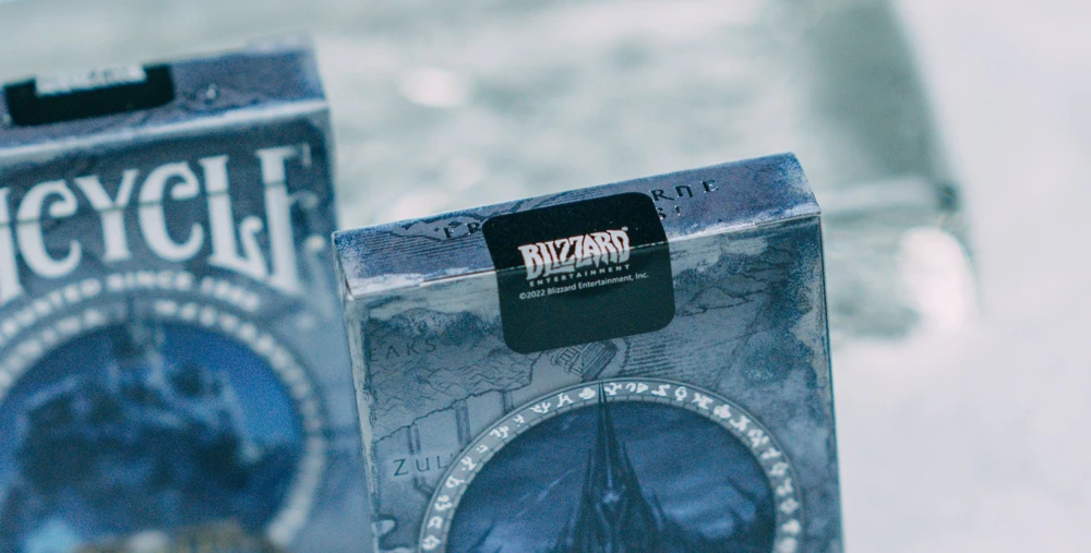 Bicycle World of Warcraft Cards: The Lich King žaidimo kortos