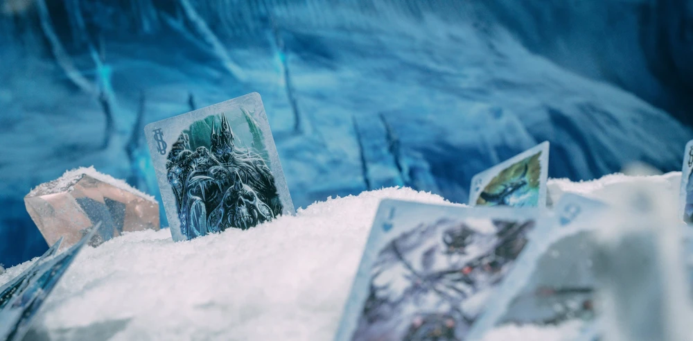Bicycle World of Warcraft Cards: The Lich King žaidimo kortos