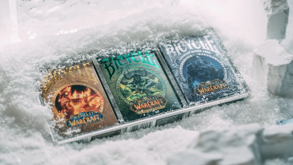 Bicycle World of Warcraft Cards: The Lich King žaidimo kortos