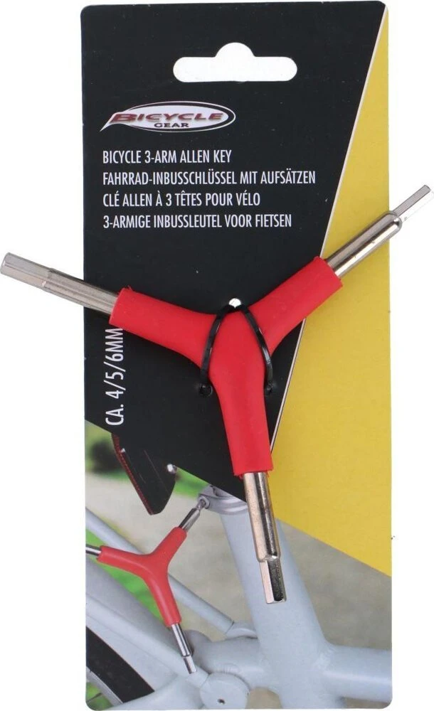Bicycle Gear Y formos šešiakampis raktas 3 funkcijos