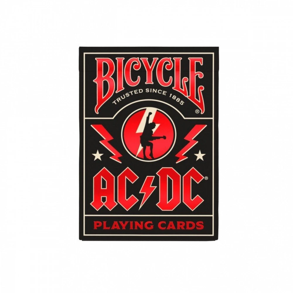 Bicycle AC/DC pokerio kortos – kolekcinės, triukams ir žaidimams