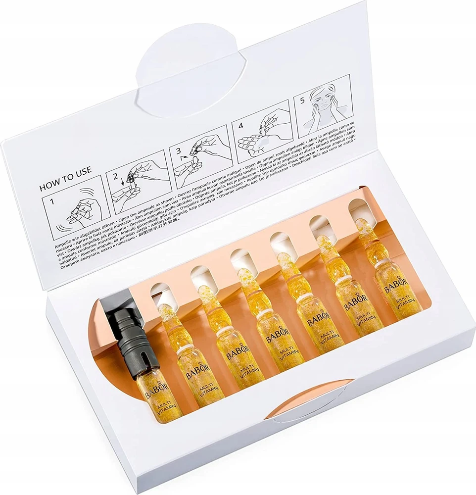 Babor Multi vitaminų ampulės koncentratai, 14 ml