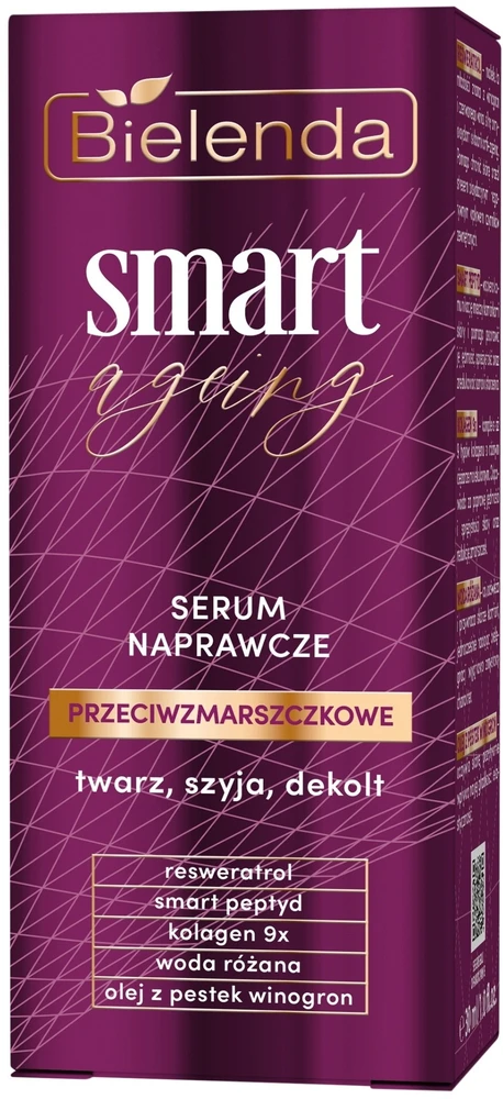 Bielenda Smart Ageing atkuriamasis priešraukšlinis serumas 30 ml
