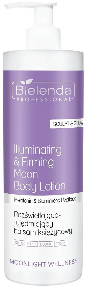 Bielenda Professional Moonlight Wellness švytintis ir stangrinamasis mėnulio balzamas 500 ml