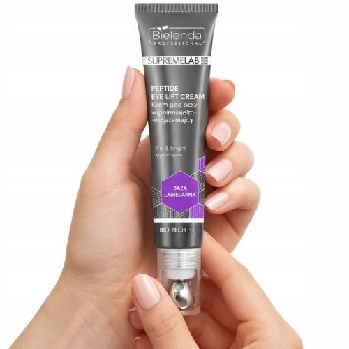 Bielenda Professional „SupremeLab Bio-Tech“ paakių kremas, užpildantis ir skaistinantis, 15 ml