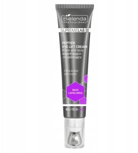 Bielenda Professional „SupremeLab Bio-Tech“ paakių kremas, užpildantis ir skaistinantis, 15 ml