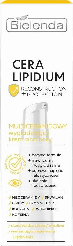 BIELENDA Complexion Lipidium Reconstruction + Protection Multiceramide glotninamasis paakių kremas 15 ml
