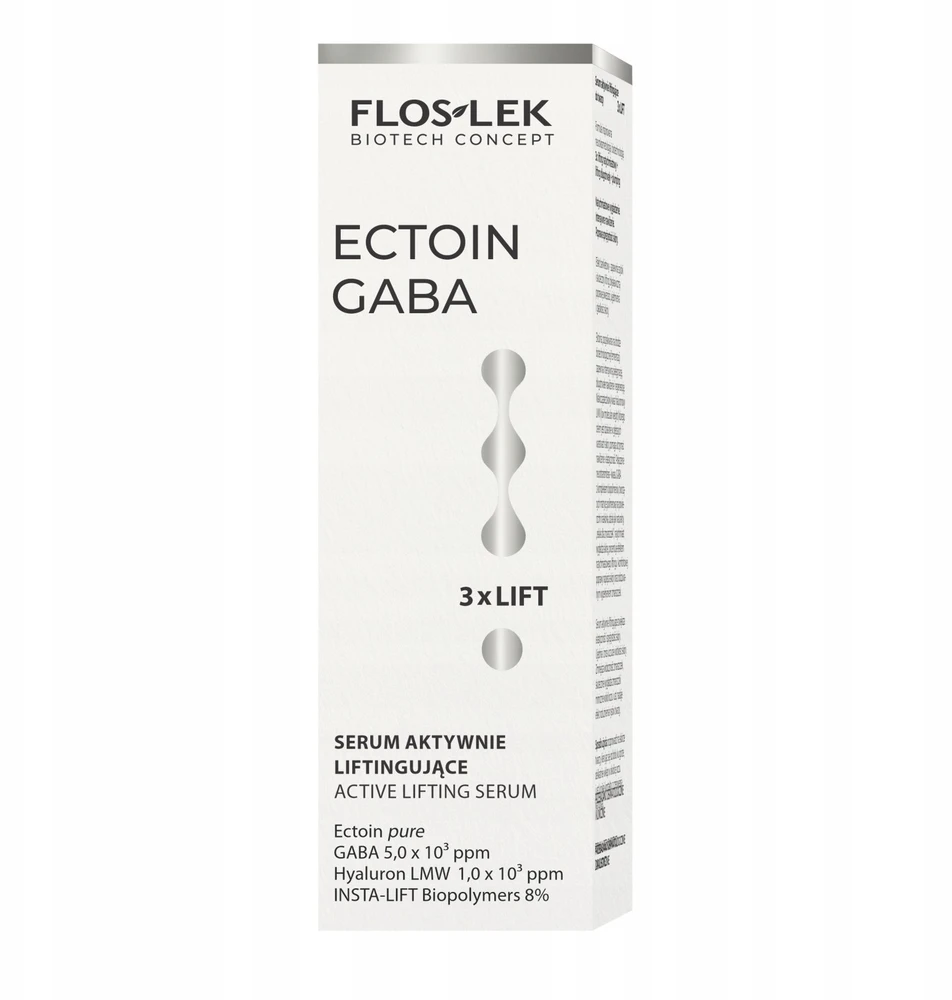 Bielenda Floslek Ectoin Gaba aktyvus stangrinamasis veido serumas 3xLIFT UP 330ml