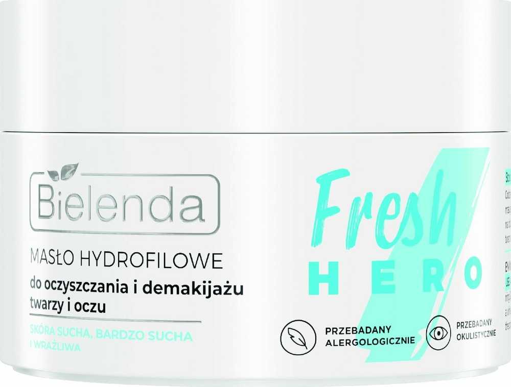 BIELENDA Fresh Hero Hidrofilinis sviestas veido ir akių makiažui valyti, 40g