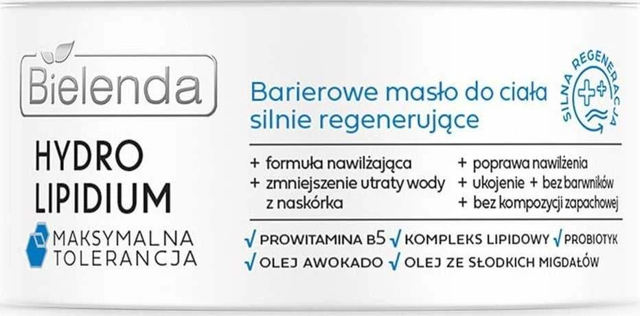 BIELENDA Hydro Lipidium Barrier kūno sviestas stipriai regeneruojantis