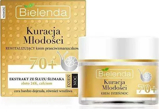 Veido kremas nuo raukšlių Bielenda Youth Therapy 70+ Revitalizing 50 ml