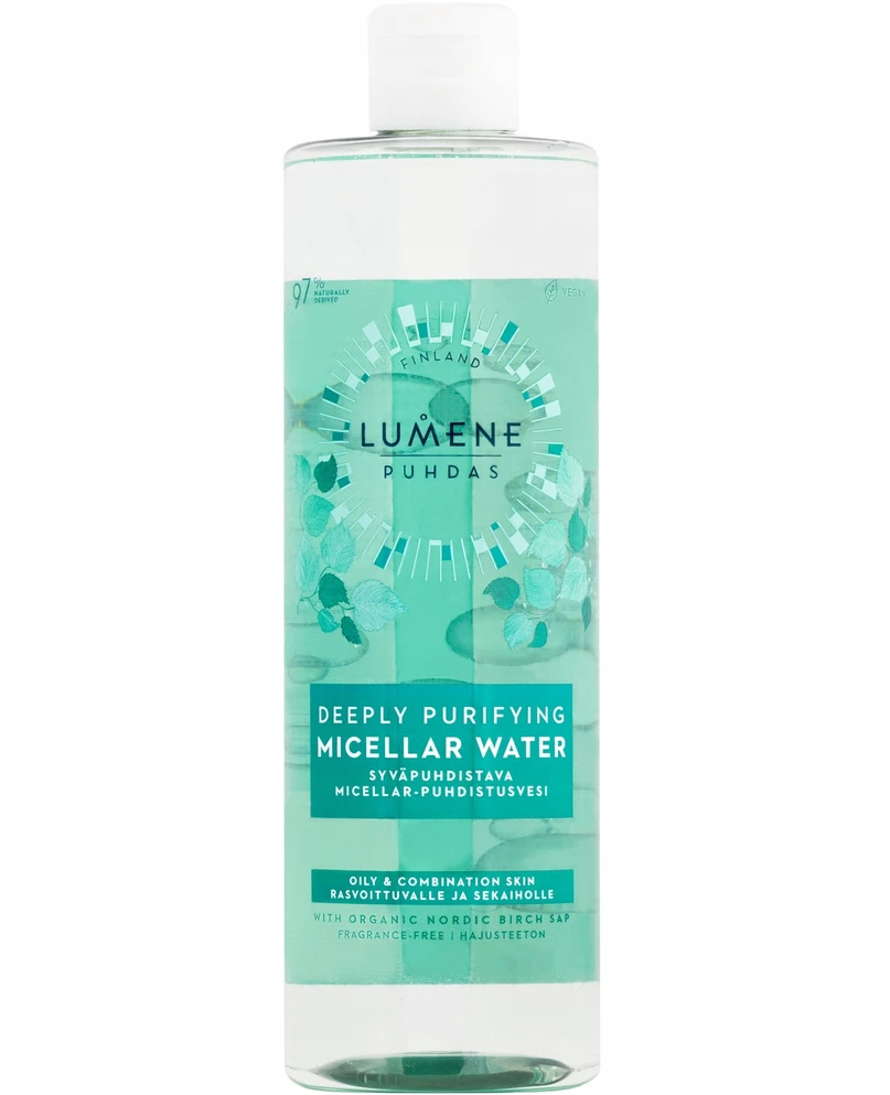 Lumene Puhdas głęboko oczyszczająca woda micelarna 400ml