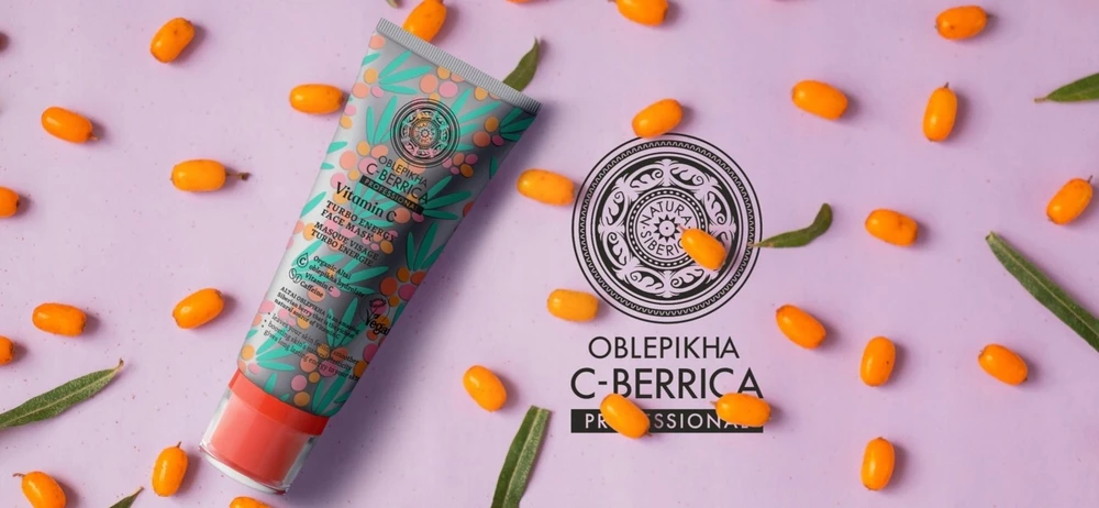 "Natura Siberica Turbo Energy" veido kaukė 100ml