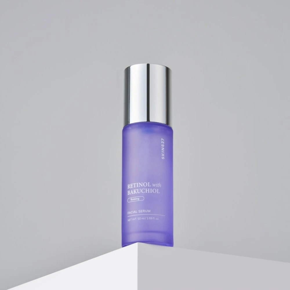 Skin627 Retinolio su bakuchioliu priešraukšlinis veido serumas 50 ml