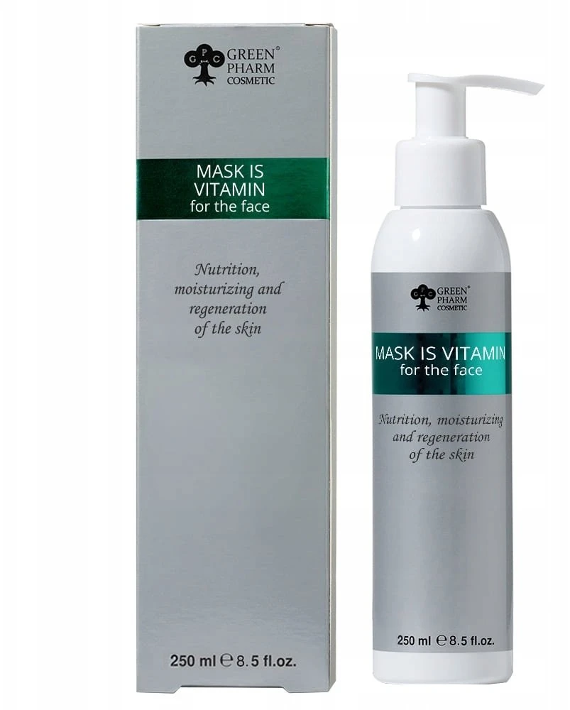 Bielenda Žalias Pharm Cosmetic Vitamininė veido kaukė 250 ml