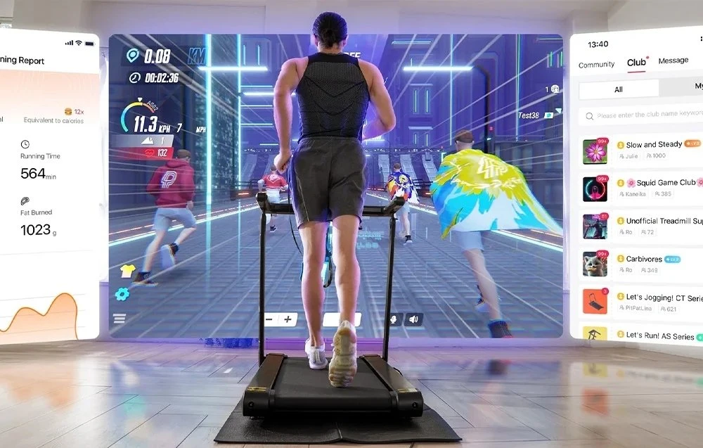 DeerRun X20 Foldable Incline Treadmill (Juodas)