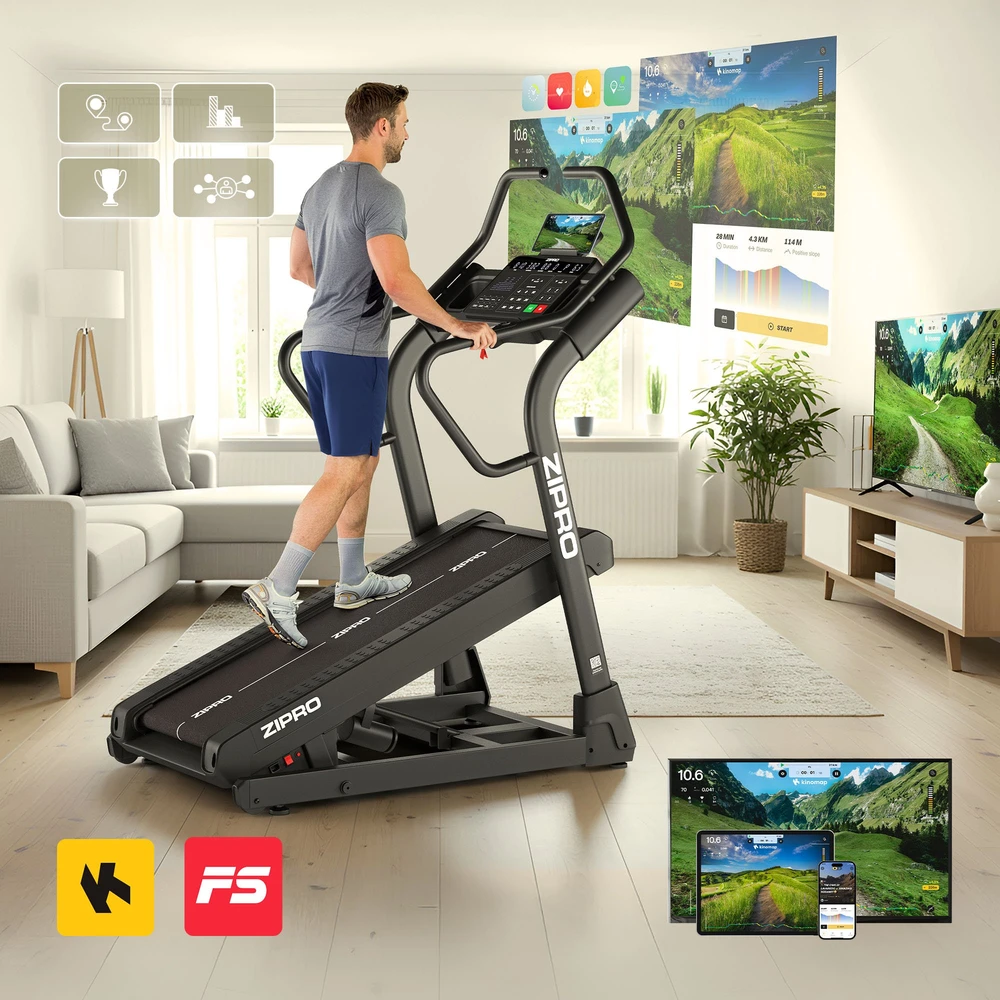 Bieżnia Zipro Shred su dużym nachyleniem 40%