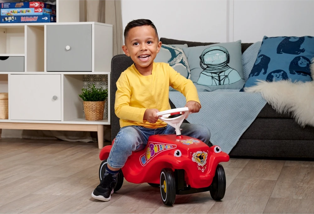 BIG Bobby Car Classic važiuoklis su garsiniu signalizatoriumi ir švytėjimu