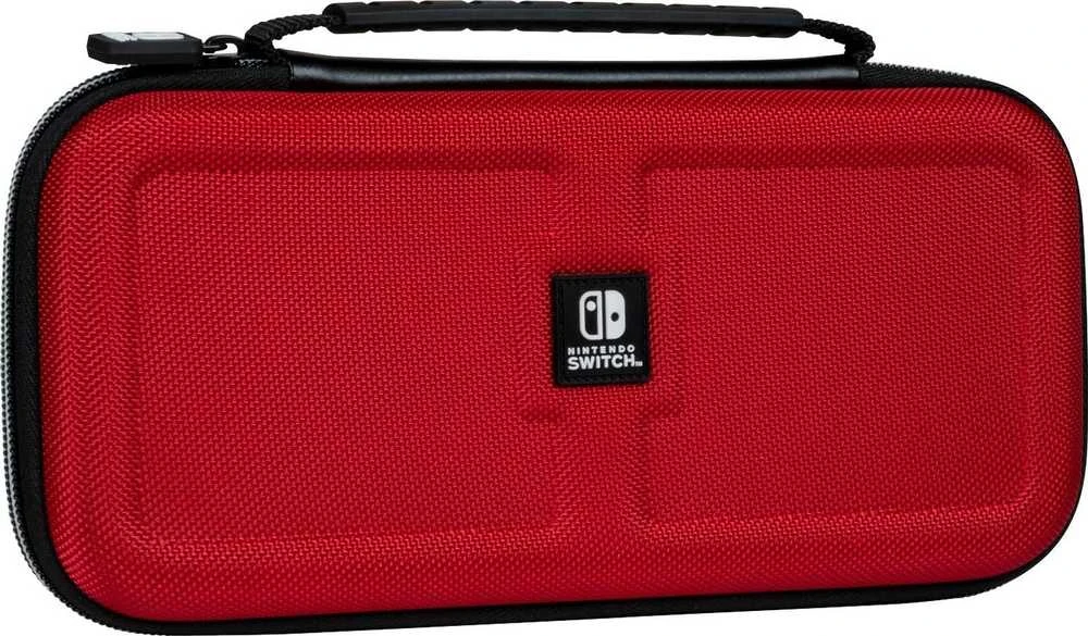 Big Ben Oficialus „Bigben Nintendo Switch Interactive“ prabangus kelioninis dėklas – raudonas