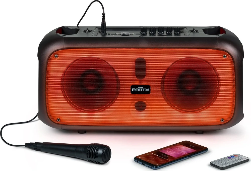 Big Ben Bigben Party Garsiakalbis - Bigben 200w Bluetooth Švytintis Garsiakalbis