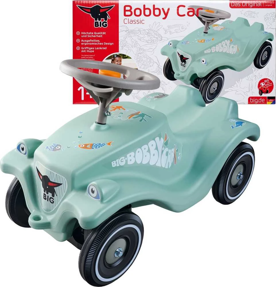Big Didelis „Bobby Car Classic Žalias Sea“